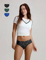 Teen Light Leakproof No-Show Bikini 3-Pack - Last Call