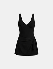 Leakproof Sculpt Deep V Swim Dress