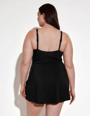 Leakproof Sculpt Deep V Swim Dress