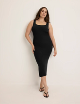 SculptRibâ„¢ Cotton Tank Dress