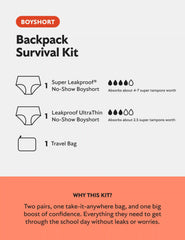 Teen Backpack Survival Kit - Boyshort