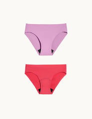 Teen Light Leakproof No-Show Bikini 2-Pack - Last Call