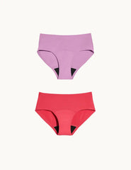 Teen Super Leakproof® No-Show Boyshort 2-Pack - Last Call