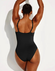 Leakproof Deep V One Piece Swimsuit