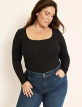 SculptRibâ„¢ Cotton Bodysuit