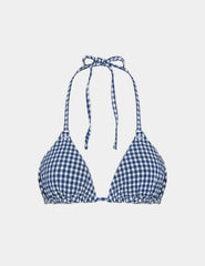 Seersucker Sculpt Triangle Bikini Top