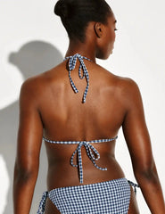 Seersucker Sculpt Triangle Bikini Top