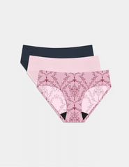 Light Leakproof No-Show Bikini 3-Pack