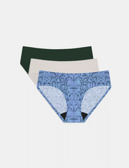 Light Leakproof No-Show Bikini 3-Pack