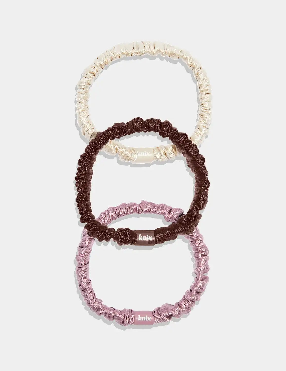 Silk Mini Scrunchies 3-Pack