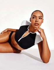 Cap-Sleeve Bikini Top - Last Call