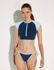 Cap-Sleeve Bikini Top - Last Call