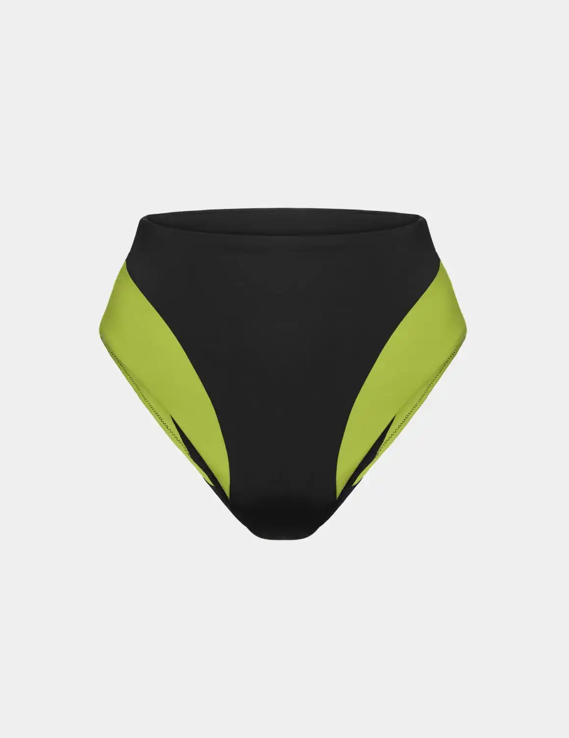 High Rise Bikini Swim Bottom - Color Block - Last Call