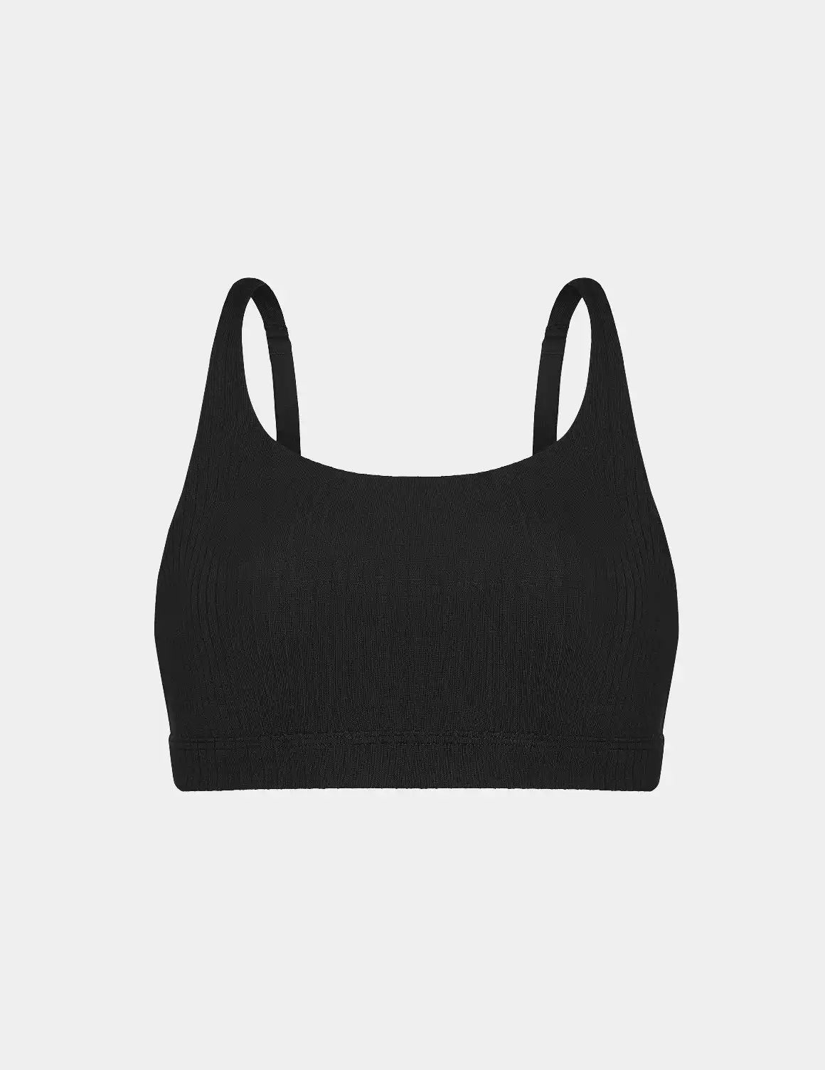 Cotton Rib Scoop Bralette - Last Call