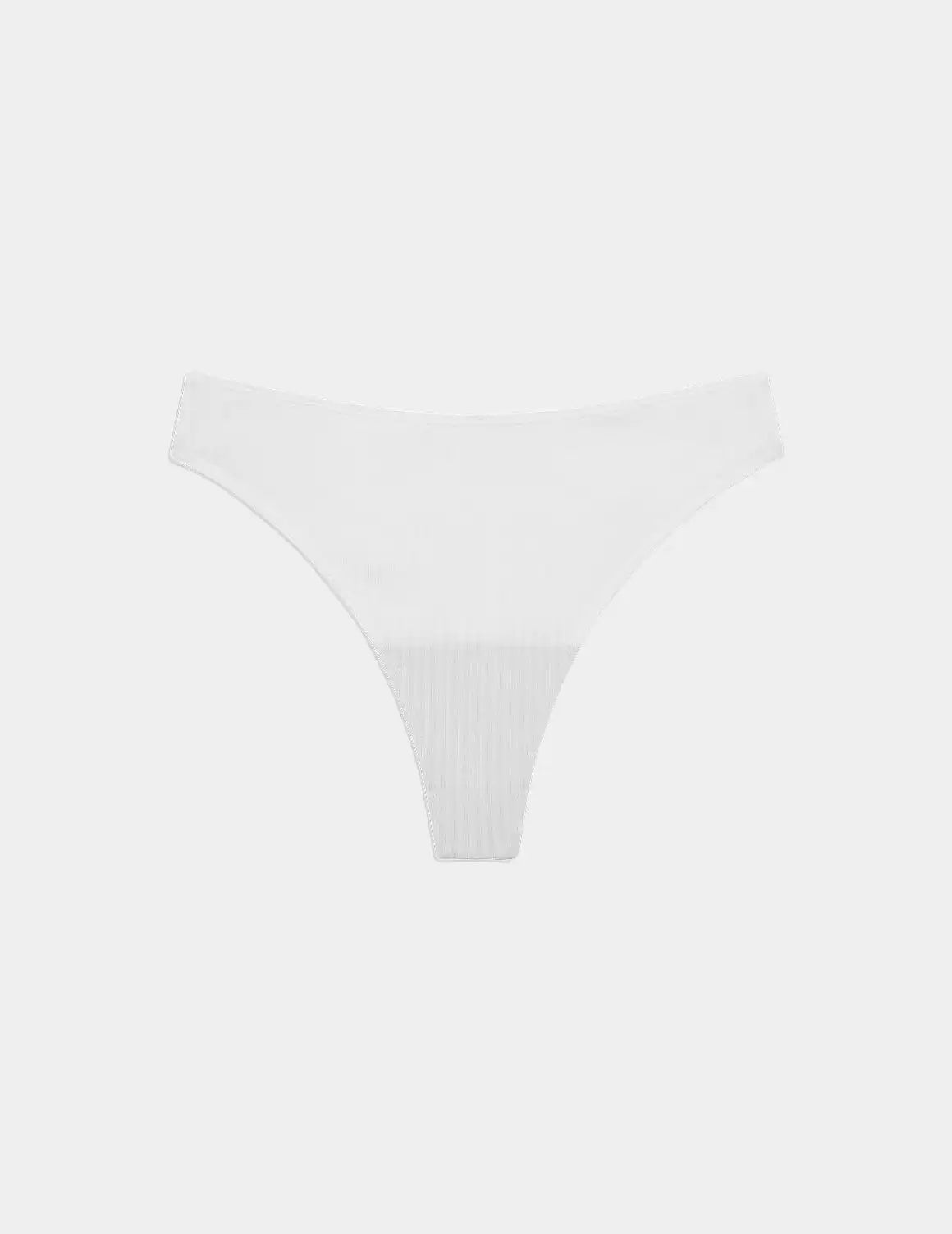 Cotton Rib Thong - Last Call
