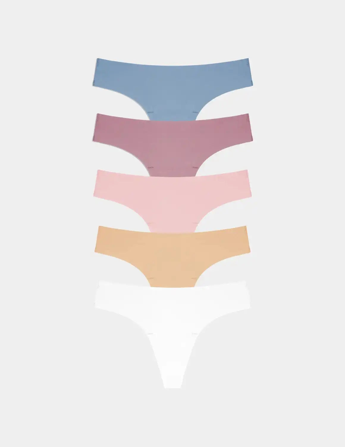 Essential No-Show Thong 5-Pack - Last Call