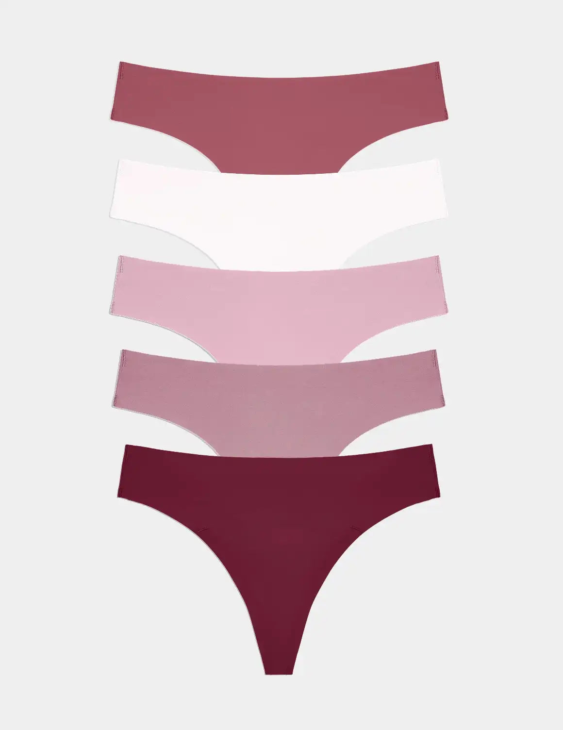 Essential No-Show Thong 5-Pack