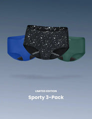 Teen Leakproof UltraThin No-Show Boyshort 3-Pack - Last Call