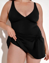 Leakproof Sculpt Deep V Swim Dress