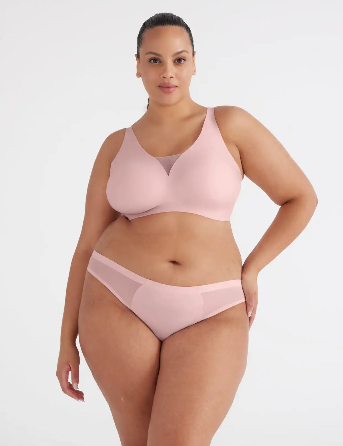 Light Leakproof No-Show Mesh Thong - Last Call