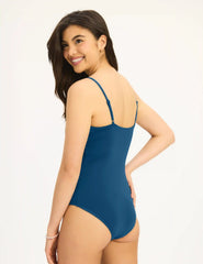 Teen Period Swim Front Tie One Piece
