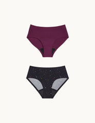 Teen Super Leakproof® No-Show Boyshort 2-Pack - Last Call