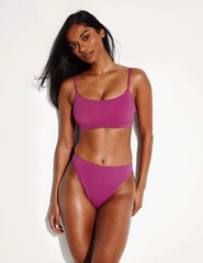 Leakproof Sculpt High Cut Bikini Swim Bottom - Last Call