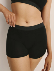 Leakproof Logo Modal Rib Boxer Brief - Last Call