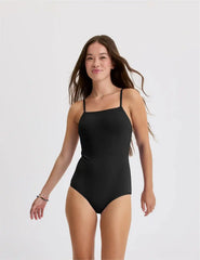 Teen Period Swim Square Neck One-Piece