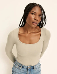 SculptRib™ Cotton Bodysuit