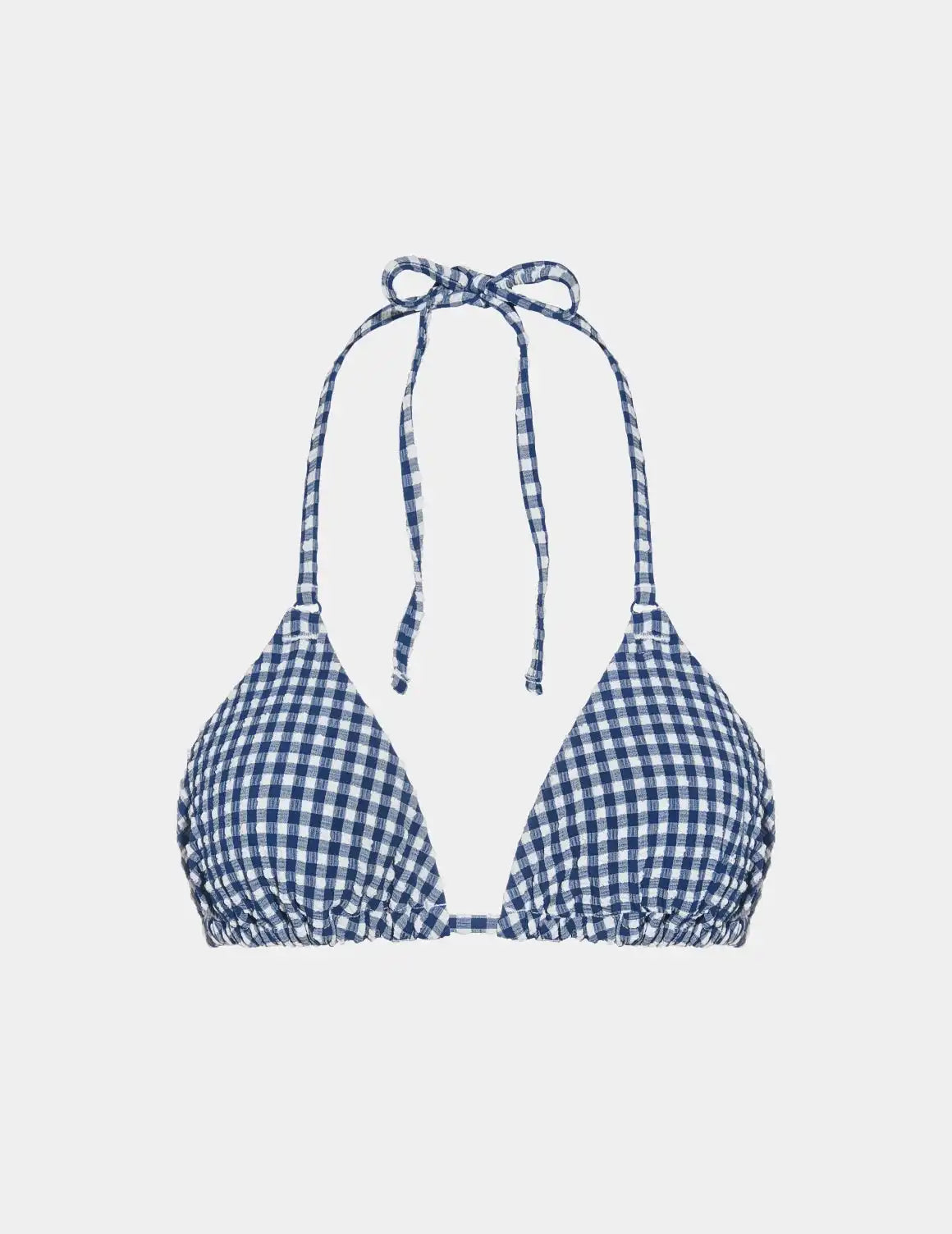 Seersucker Sculpt Triangle Bikini Top